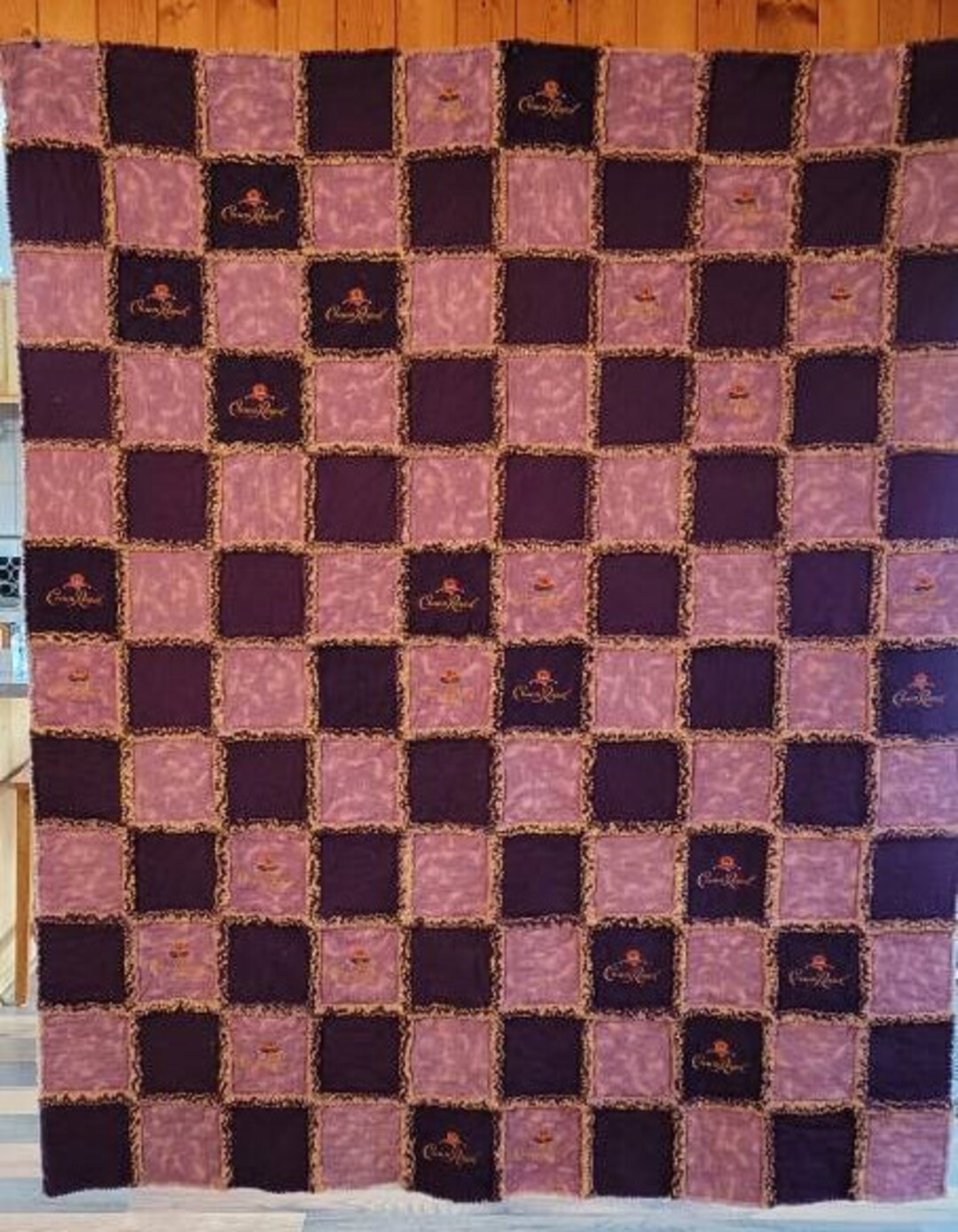 Royal Rag Quilt/custom Rag Quilt - Etsy