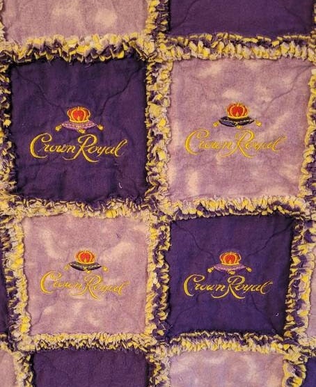 Royal Rag Quilt/custom Rag Quilt - Etsy