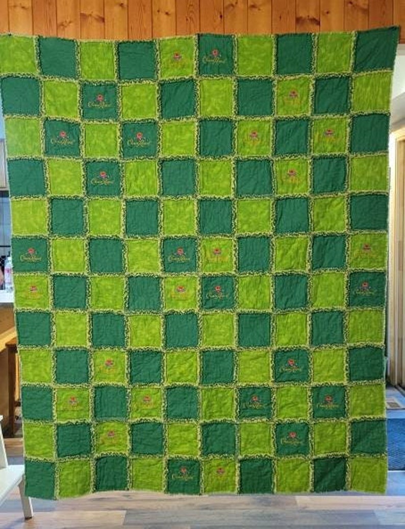 Royal Rag Quilt/made to Order Rag Quilt/personalized Rag/made Etsy