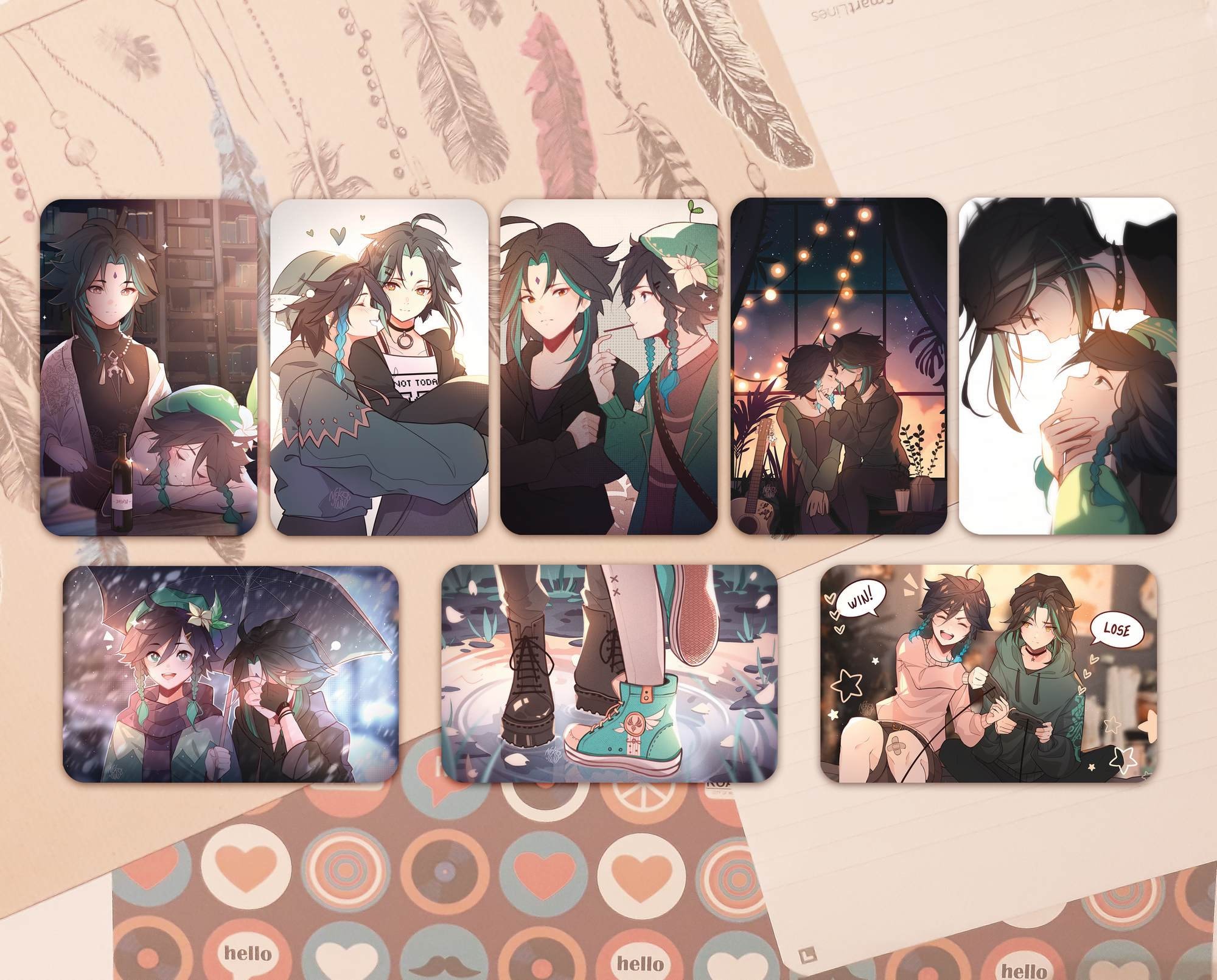 Xiao x Venti Photocards - Art Print Sets