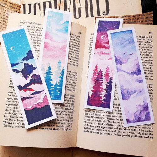 Viking Printable Norse Watercolor Bookmarks Set of 4 Viking - Etsy