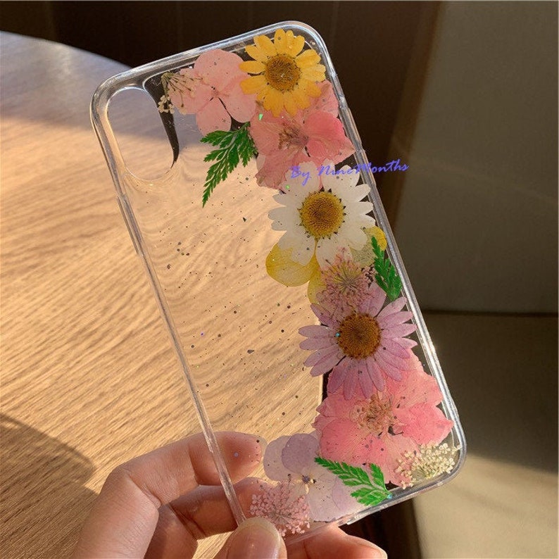 IPhone 12 case,dry flower,IPhone 11 case,pressed flower iphone XR case,iPhone XS case clear,iPhone X case,Samsung Galaxy S10 case,Huawei