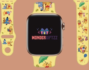 Winnie the Pooh / Correa Disney para Apple Watch / Correa inspirada en Disney / Series 1-11, SE, Ultra / Regalo Disney / Accesorios para Apple Watch