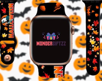 Halloween | Michael Myers | Apple & Samsung Watch Band | Apple Series 1-11, SE, Ultra | Halloween basket Gift | Watch Strap |