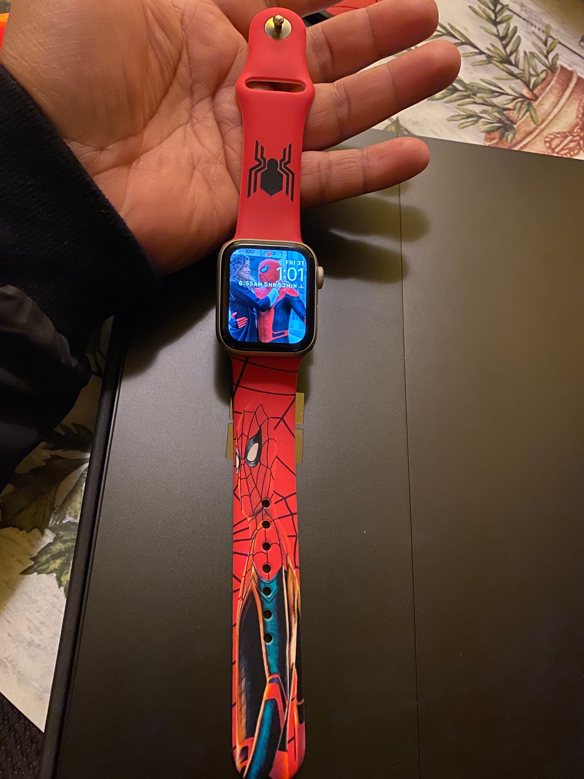 Spiderman apple online watch band