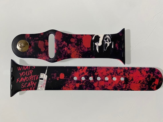 Disney, apple watch band, men Apple Watch bands, serial killer, scream, It, pennywise, Halloween decor, Michael Myers, pinhead, Jason