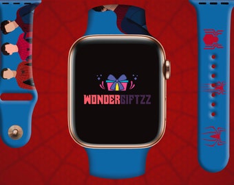 Correa de Apple Watch de Spiderman / Disney / Correa inspirada en Disney / Series 1-11, SE, Ultra / Regalo Disney / Accesorios para Apple Watch