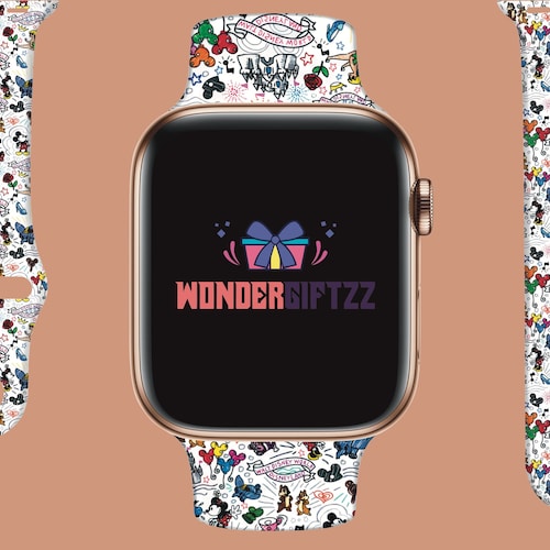 Walt and Mickey Band Disney Apple Watch Band for 38mm 40mm Etsy