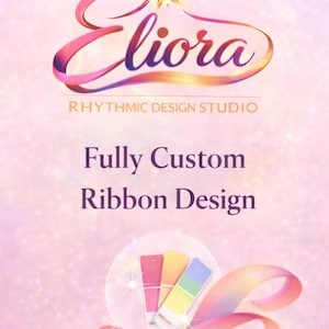 Custom Ribbon Design of your choice for Rhythmic Gymnastics Brand New