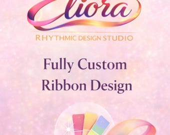 Custom Ribbon Design of your choice for Rhythmic Gymnastics Brand New