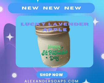 Lucky Lavender Whipped Body Butter: Perfect for St. Patrick's Day Eczema Relief Custom Gift Feeling Lucky Gifts