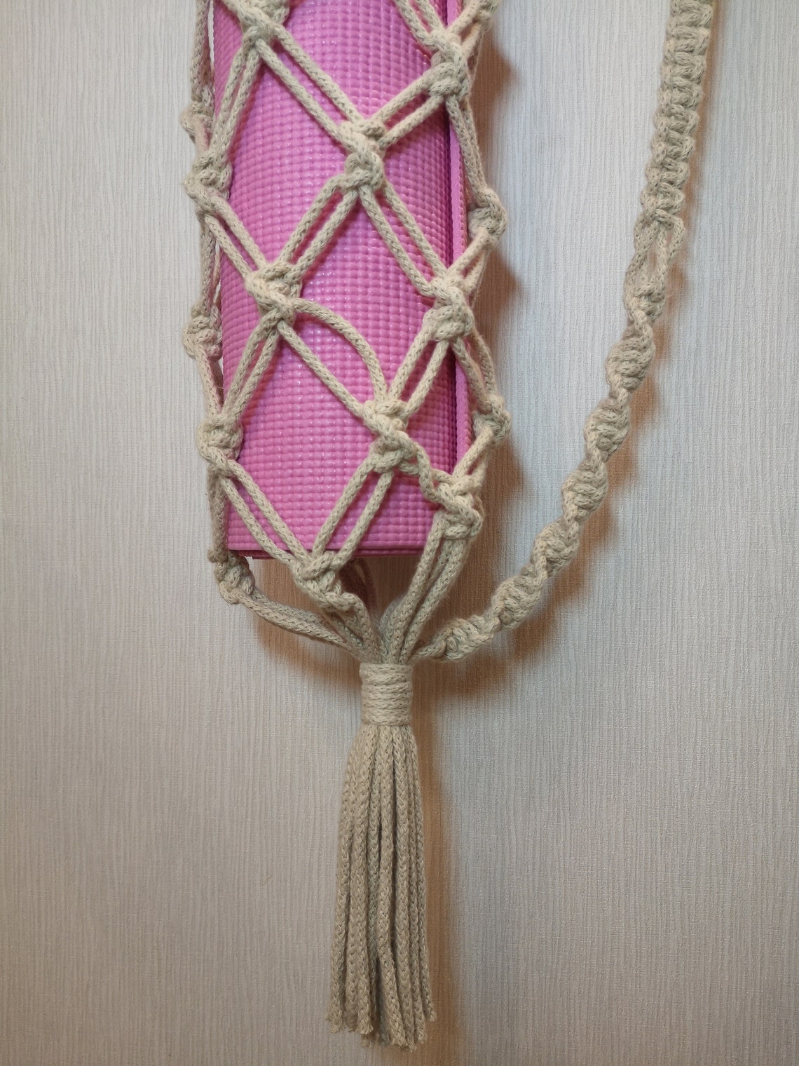 Macrame Yoga Bag Pilates Mat Bag Yoga Mat Holder Etsy