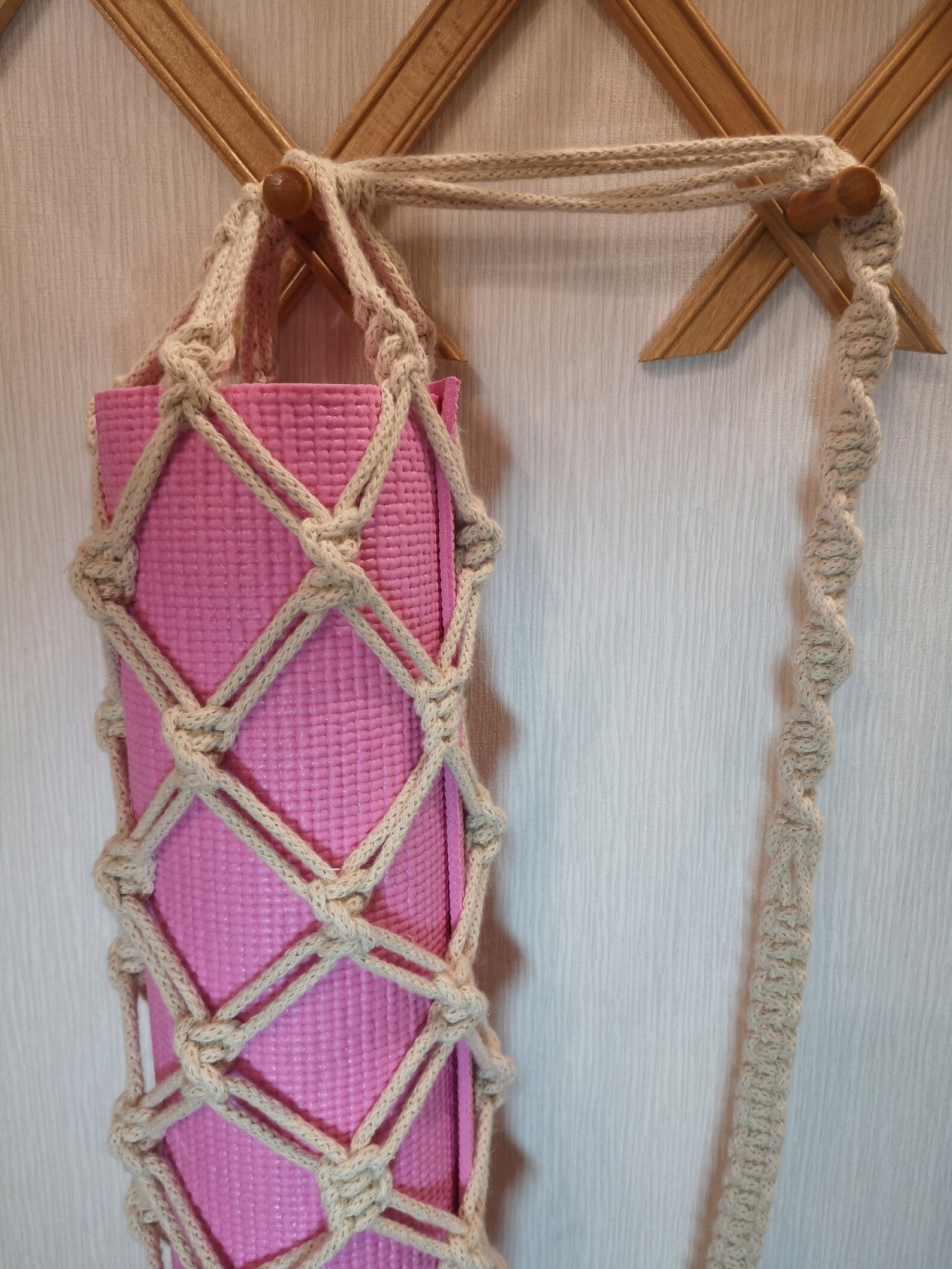 Macrame Yoga Bag Pilates Mat Bag Yoga Mat Holder Etsy