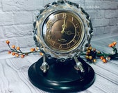 Vintage Soviet Mechanical Clock, USSR Clock quot Majak quot , Wind Up Clock, Working Clock, Mantel Clock, Gift Idea, Old USSR Clock