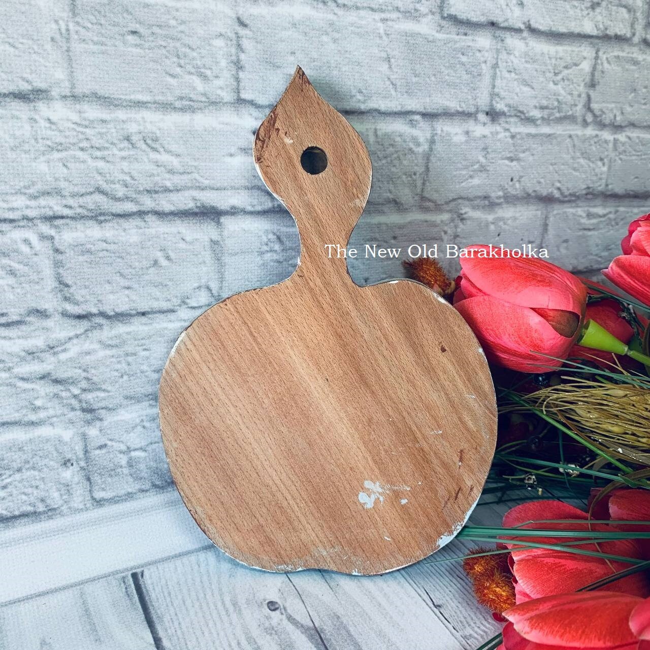 Vintage Decoupage Wooden Cutting Board Kitchen Usable Cutting Etsy