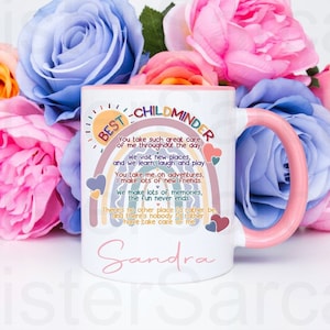 Best Childminder Gift, Nursery Teacher, Personalised Gift, End of Year Term, Christmas Gift, Thank You, Birthday Mug, Keepsake Gift, Present