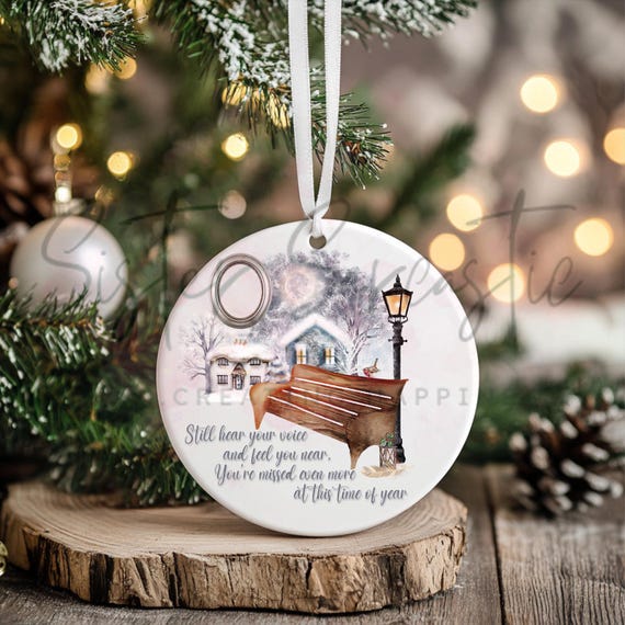 Personalisierte Weihnachtsdekoration - Memory Heaven Weihnachtskugel - Benutzerdefinierte Geschenk - Weihnachtskugel - Weihnachtskugel - Weihnachtsabend Box
