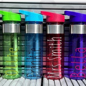550ml Personalised Water Bottle Kids Water Bottle Back to School Bottle Sports Bottle Teacher Gift Water Bottle Gift For Him Gift For Her