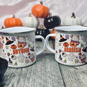 Kids Personalised Halloween Gift Son Daughter Granddaughter Grandson Nephew Niece Cup Mug Gift Present
