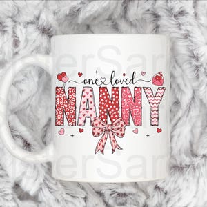 One Loved Nanny - Birthday Gift - Nanny Gift - Personalised Mug - Gift From Grandkids - Gift For Nanny - Mother’s Day