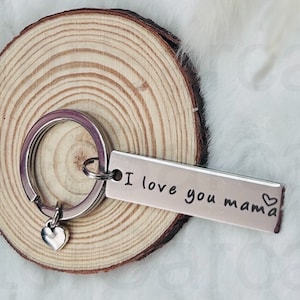 Ich Liebe Dich Mama Schlüsselanhänger | Mama Mama Mummy Mutter Geburtstagsgeschenk Weihnachtsgeschenk | Geschenk für sie Geschenk für Mama |