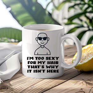 Kaal Kaal Geen haar Kaal leven is belangrijk Grappige mok aangepaste koffiekop mok nieuwigheid cadeau verjaardag kerst beste vriend