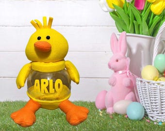 Personalised Kids Easter Gift - Sweet Jar - Gift For Easter - Easter Egg - Easter Hunt - Granddaughter - Grandson - Daughter - Son