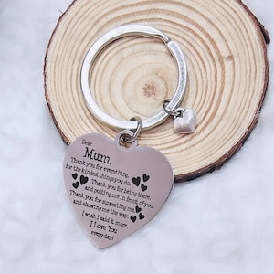 Mama Danke Schlüsselanhänger Schlüsselanhänger Mama Mutter Mama Geburtstagsgeschenk Weihnachtsgeschenk Muttertagsgeschenk Geschenk für Sie