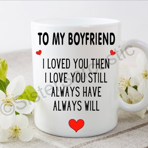 I love you husband wife fiancé fiancée 11oz white mug cup Valentine’s Day present boyfriend girlfriend partner birthday Christmas gift