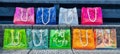 Personalised PVC Beach Bag with Sturdy Rope Handle - various colours available, perfect for holiday, holiday beach bag, neon beach bags,