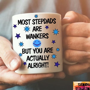 Stepdad step-dad funny rude Mug Christmas gift present Birthday Father’s Day