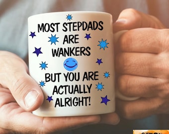 Stepdad step-dad funny rude Mug Christmas gift present Birthday Father’s Day