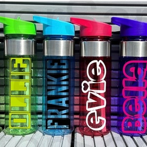 550ml Personalised Water Bottle Kids Water Bottle Back to School Bottle Sports Bottle Teacher Gift Water Bottle Gift For Him Gift For Her