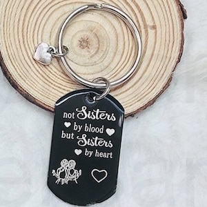 Best Friend Sister Birthday Gift Novelty Keyring Keychain Birthday Gift Present Christmas Present Gift for Best Friend BFF Besties