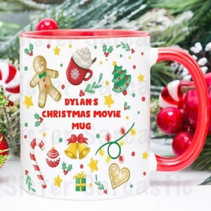 Personalised Christmas Movie Xmas Eve Mug Cup Kids Daughter Mum Gran Sister Friend Niece Granddaughter Nana Keepsake Gift Present