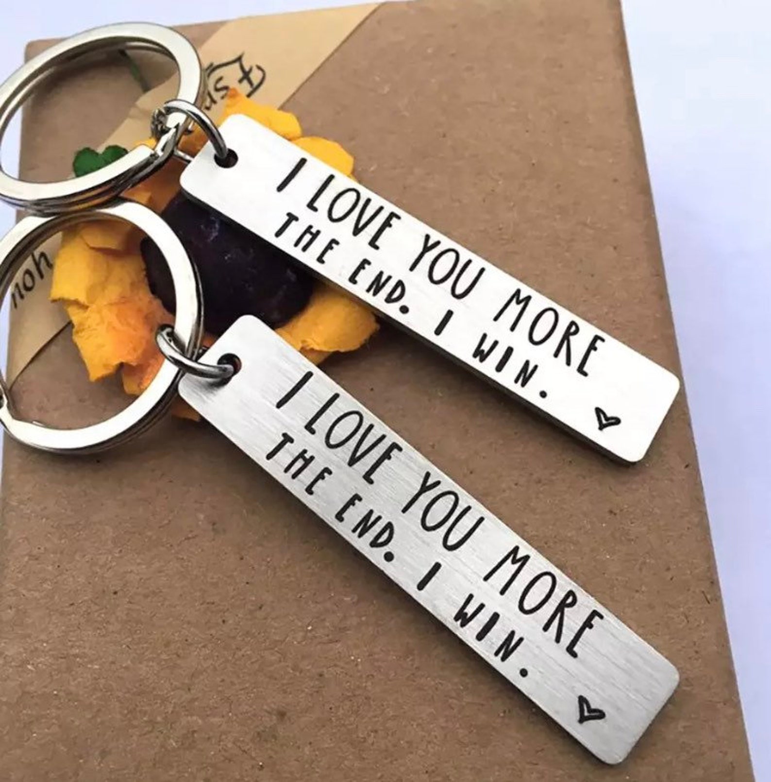 I Love You More... Novelty Keyring Keychain Birthday Gift Etsy