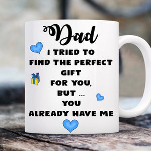 Dad Daddy Step-Dad I’m The Best Present Father’s Day funny 11oz mug cup birthday present Christmas gift
