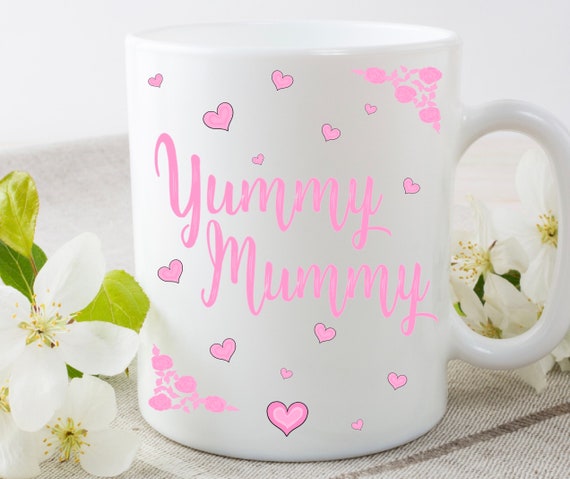 Yummy Mummy Personalised Coffee Tea Mug Cup Birthday Gift