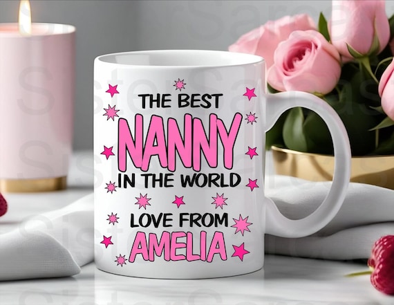 La migliore tata del mondo - Regalo di compleanno - Regalo per tata - Tazza personalizzata - Regalo dai nipoti - Regalo per tata - Festa della mamma - Italia
