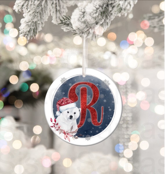 Kids Christmas Girls Boys Personalised Christmas Bauble Gift Present Polar  Bear Keepsake Novelty Bauble Tree Xmas Daughter Son Nephew Niece