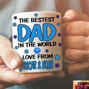 Personalised Best Dad Daddy Uncle Grandad Papa cup Mug Christmas gift present Birthday Father’s Day Gift