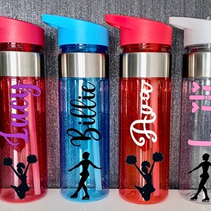 550ml Personalised Custom Water Bottle Kids Water Bottle School Cheerleader Ice Skater Skating Dancer Sports Bottle Gift For Her