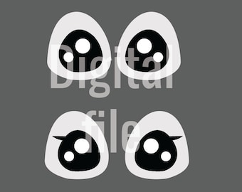 Stitch and Angel Eyes - SVG