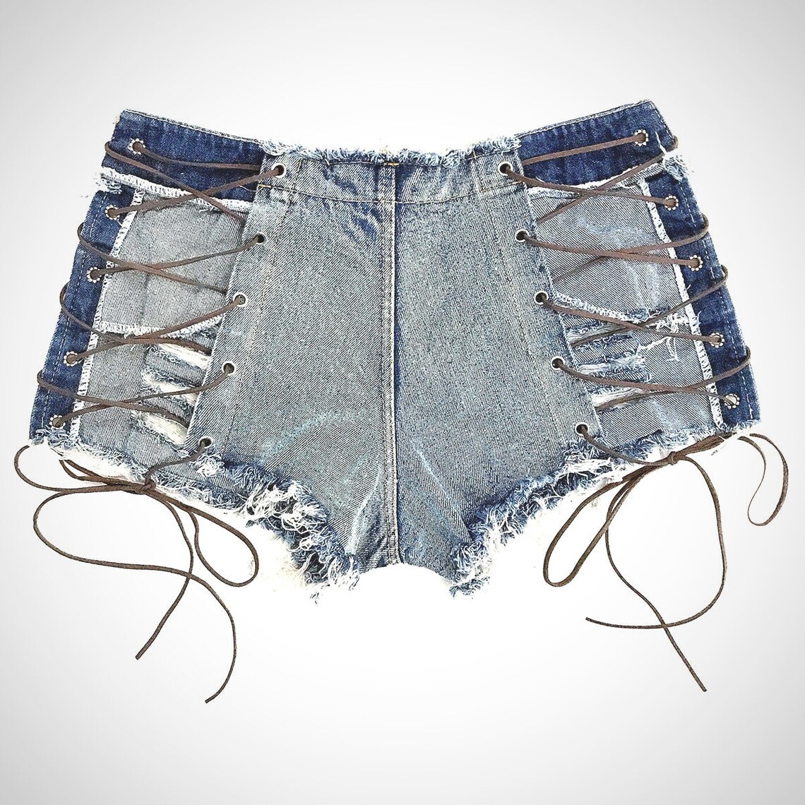 Women sexy mini short jeans booty short denim/ high waist Etsy