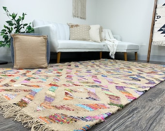 URBAN86 Jute and Chindi Kilim Rug  (July Special )