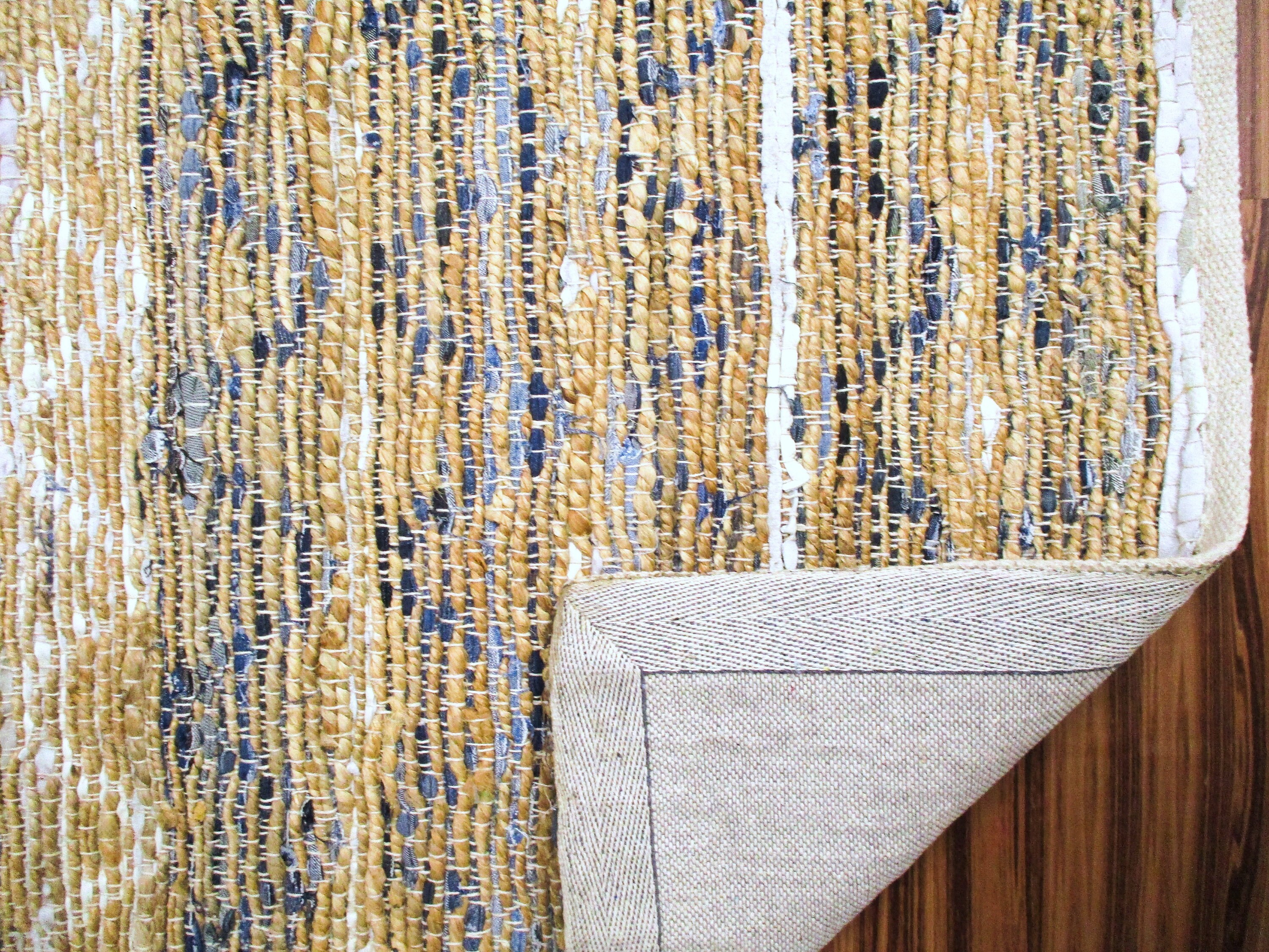 Urban 86 Fall Rug URBAN86 Noah Boho Rug Jute/denim Rug Geometric Design (july Special ...