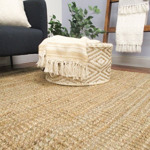 3 in 1 Basket, Stool, and Pouf bild 2