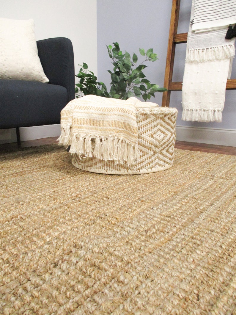 3 in 1 Basket, Stool, and Pouf bild 2