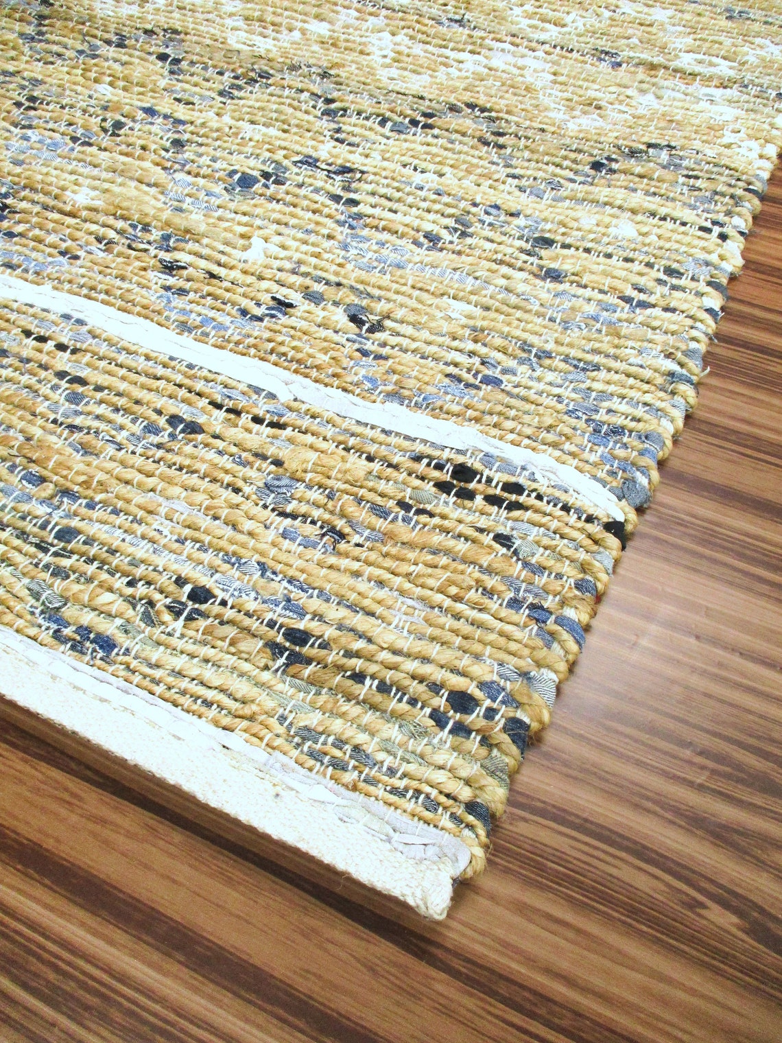 Urban 86 Fall Rug URBAN86 Noah Boho Rug Jute/denim Rug Geometric Design (july Special ...