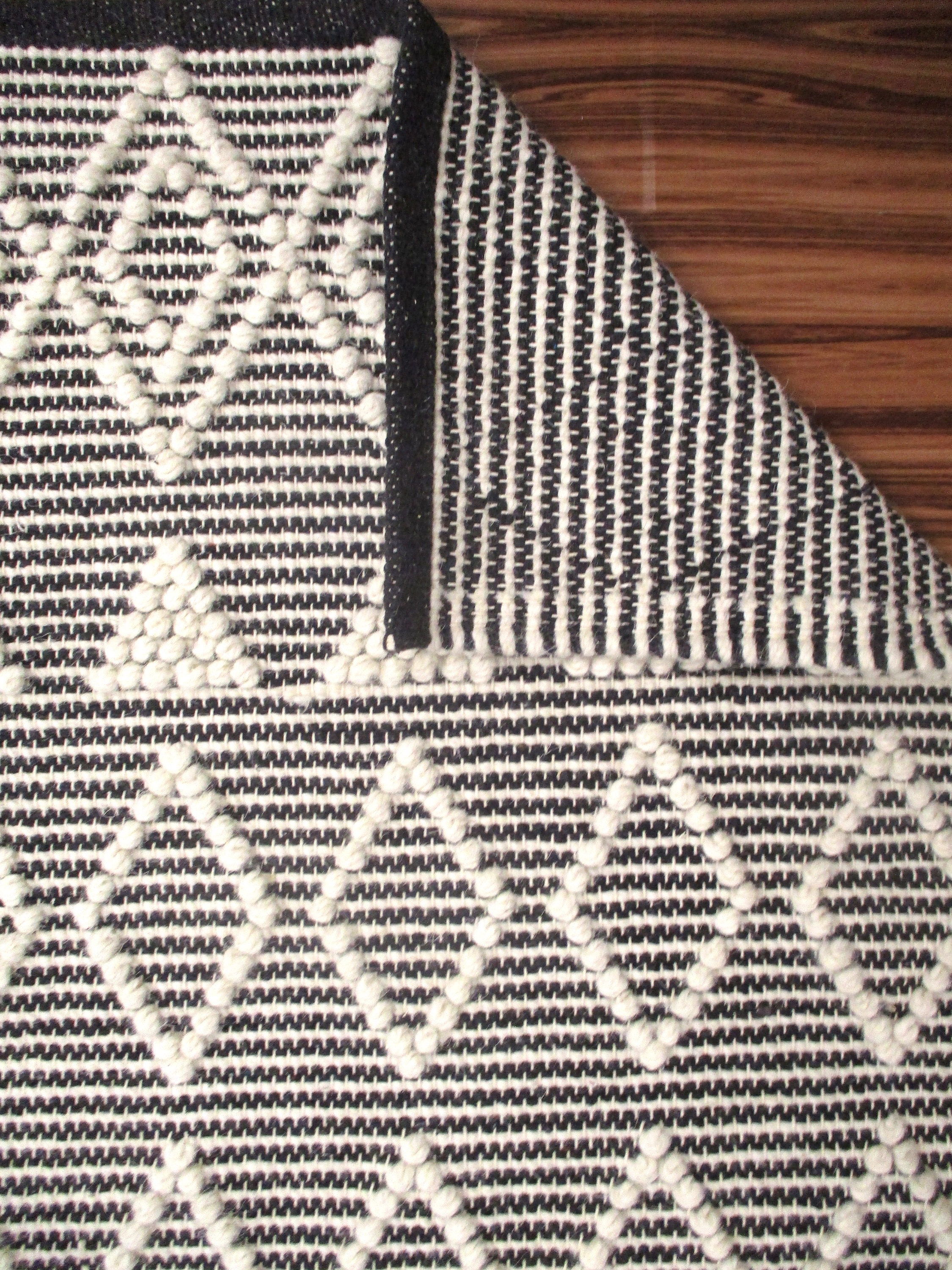 Urban 86 Fall Rug URBAN86 Fortune Grey Wool Rug Wool Cotton Rug Tribal Pattern Area Rug ...